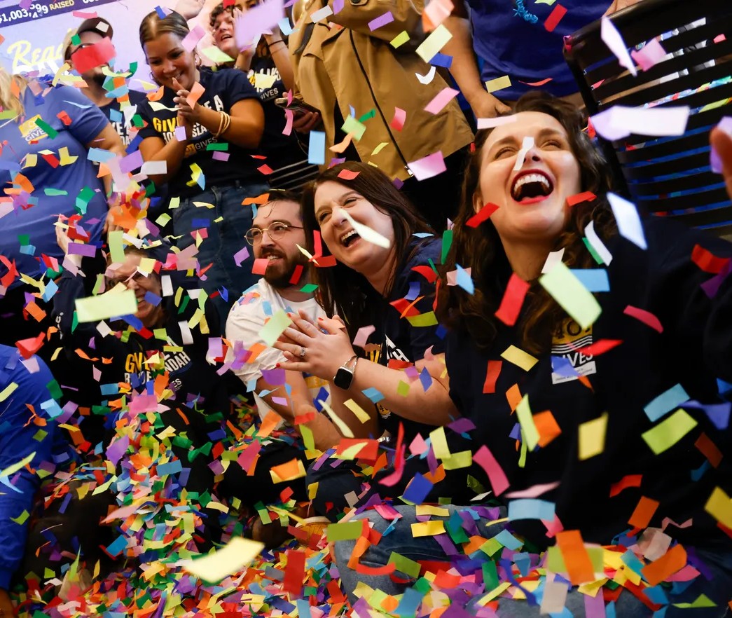 Celebrating at a 401Gives event