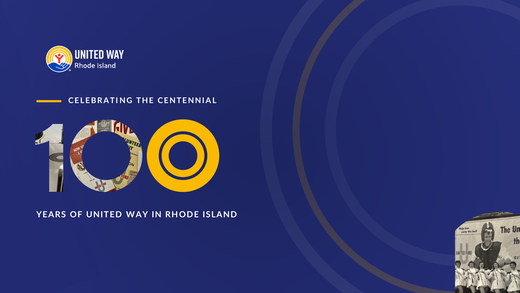 Centennial background: the 100 mark on navy