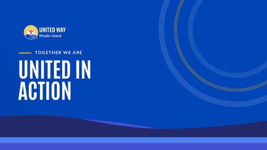 United in Action background, blue