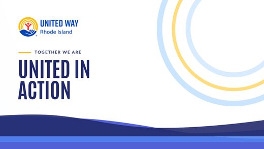 United in Action background, white